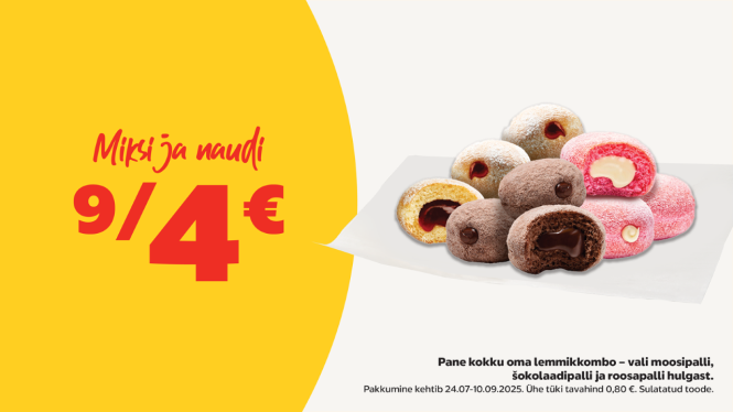 Moosipalli pakkumine