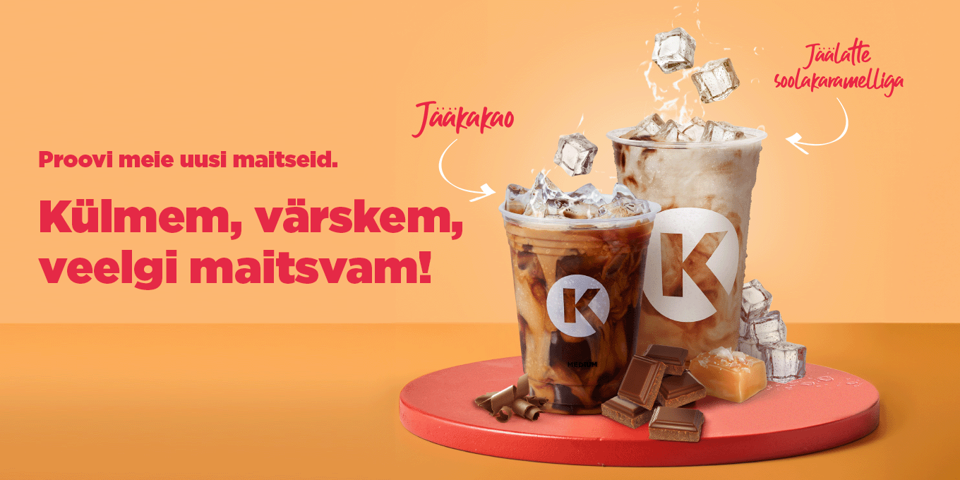 Jääkakao ja jäälatte soolakaramelliga