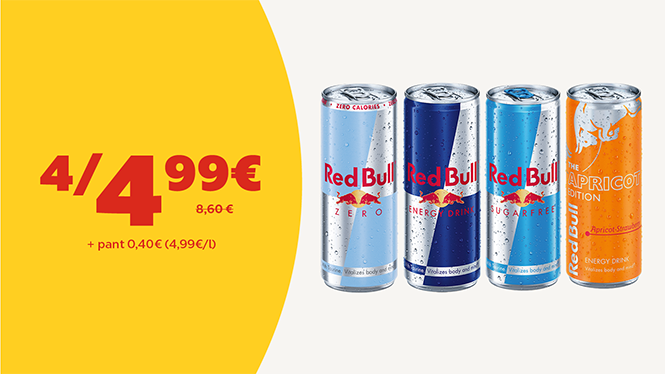 Red Bull pakkumine